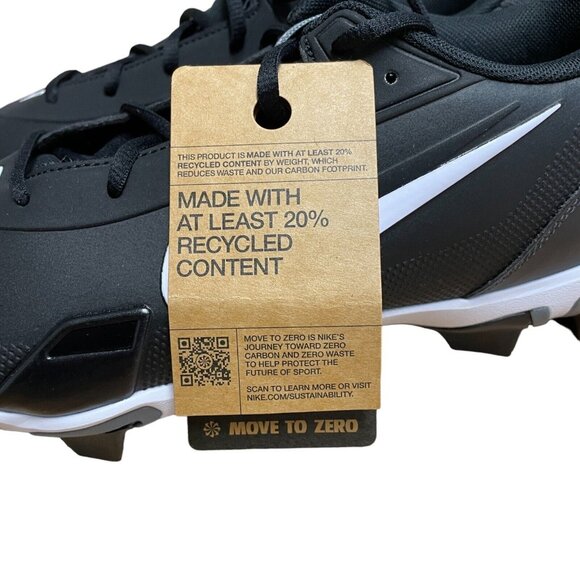 NIKE FORCE TROUT 9 KEYSTONE BASEBALL CLEATS FB9728-001 MENS SIZE 11.5 BLACK NEW - Picture 8 of 10